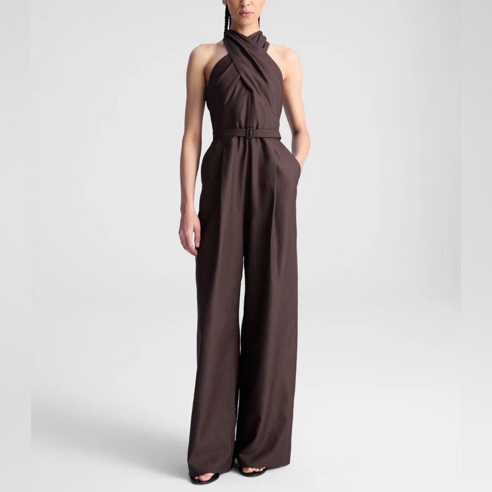 NWT ALC Murphy II Wide Leg Jumper - Brown
